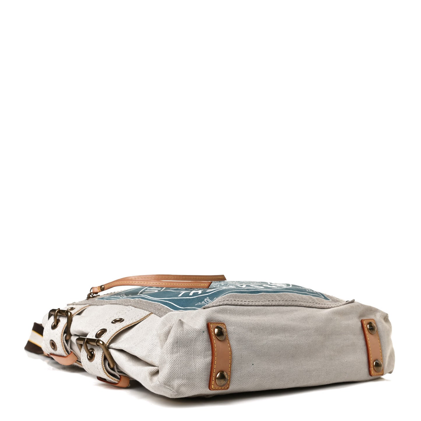 Toile Globe Shopper Cabas MM Blue