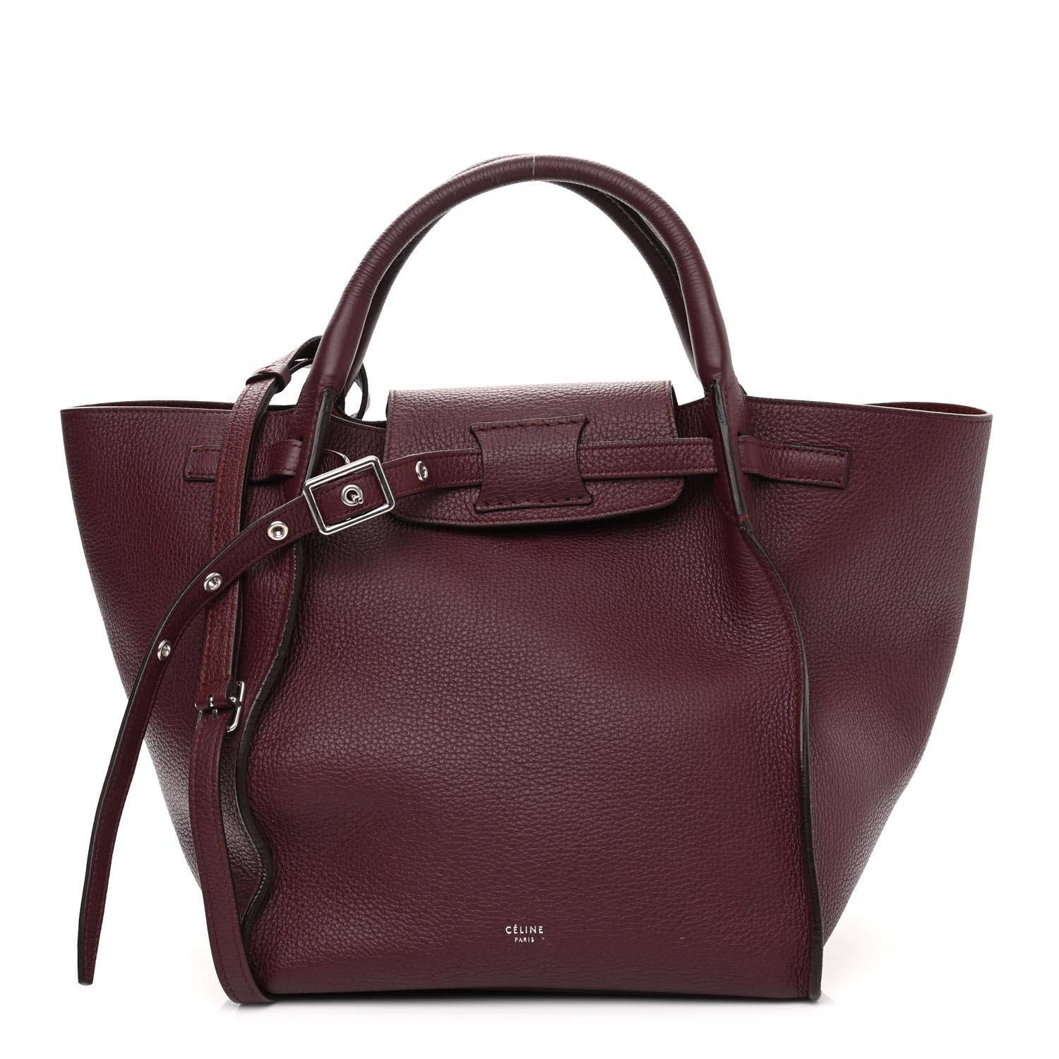 Celine Supple Grained Calfskin Small Big Bag Wine 1 of 13