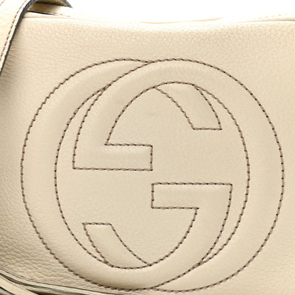 Gucci Pebbled Calfskin Small Soho Disco Bag Off White 8 of 15