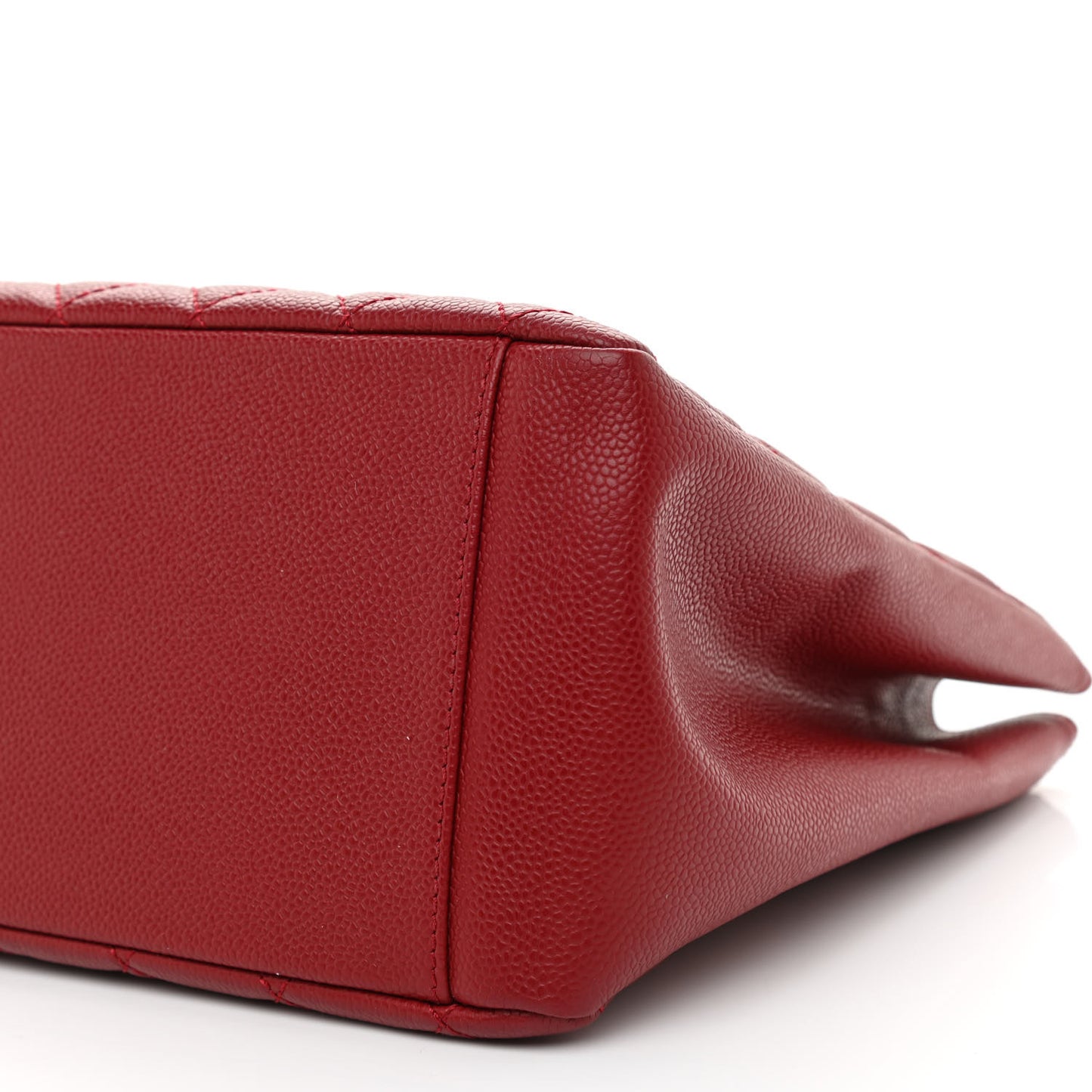 Caviar Quilted Grand Shopping Tote GST Red