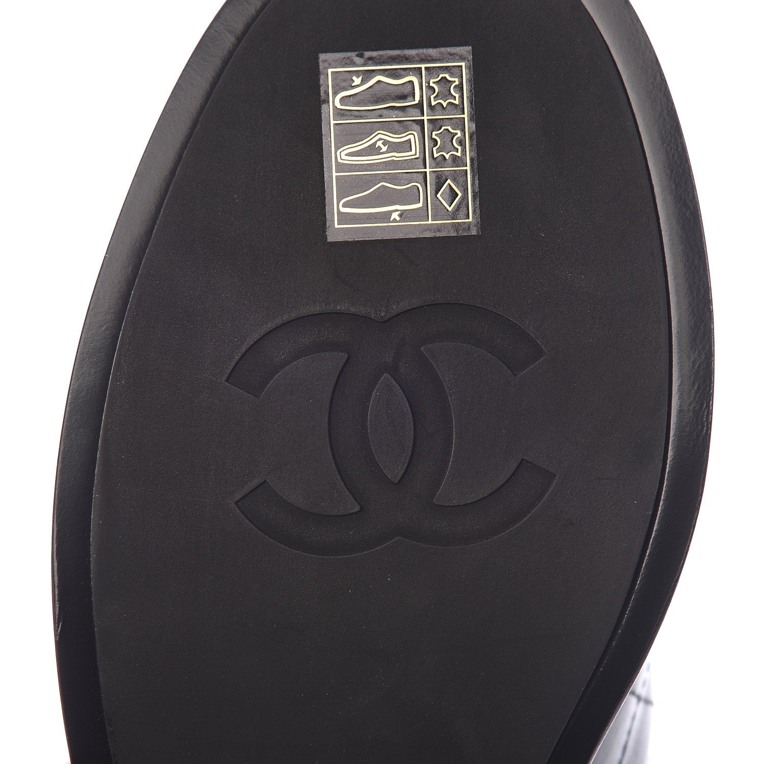 Chanel Lambskin Pearl Short Boots 37 Black Gold 7 of 11