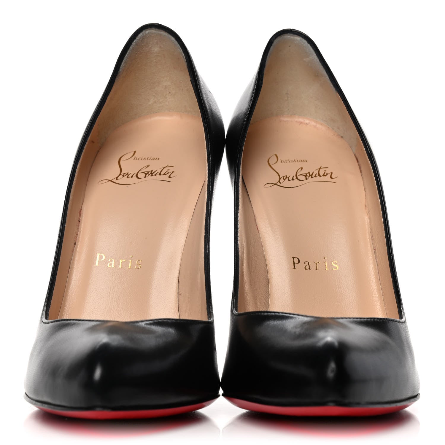 Christian Louboutin Shiny Nappa Breche 100 Pumps 35 Black 2 of 10
