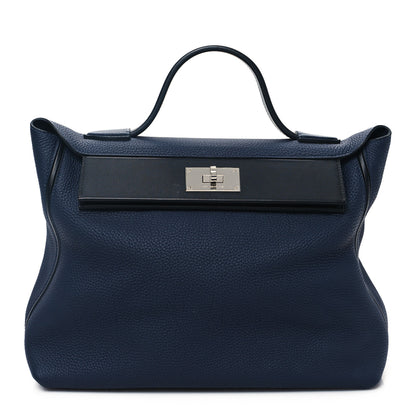 Hermes Togo Swift 24/24 35 Bleu Nuit Black 1 of 10