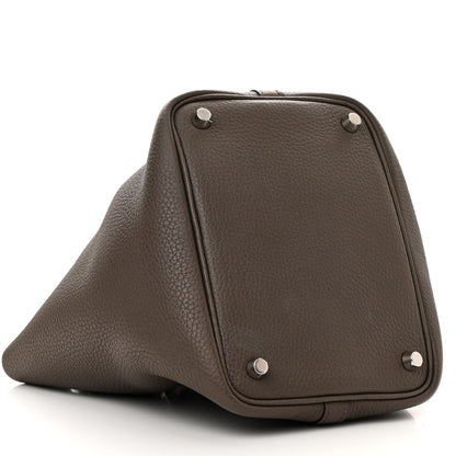 Hermes Taurillon Clemence Picotin Lock 18 PM Etain 8 of 10