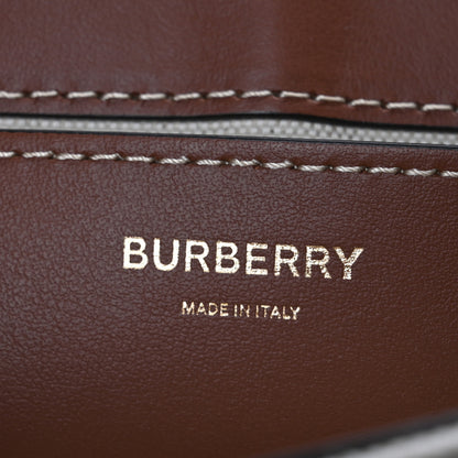 Burberry Canvas Horseferry Print Note Crossbody Bag Natural Tan 6 of 10