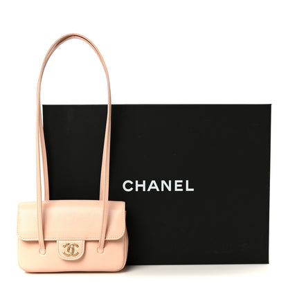 Chanel Shiny Caviar Mini Preppy Coco Shoulder Bag Light Pink 11 of 11