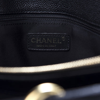 Chanel Caviar Quilted Grand Shopping Tote GST Black 7 of 9