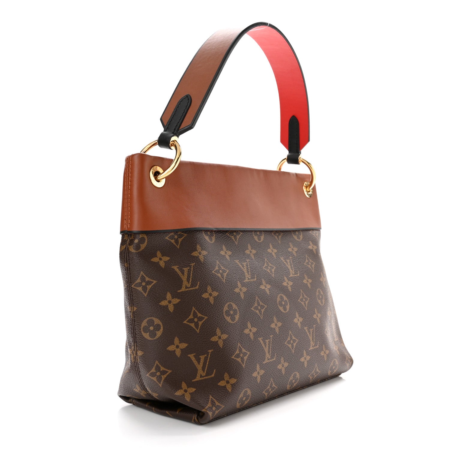 Louis Vuitton Monogram Tuileries Besace Caramel Rouge 2 of 8