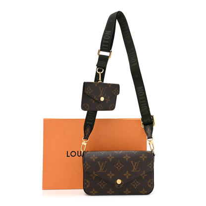 Louis Vuitton Monogram Felicie Strap & Go Kaki 12 of 12