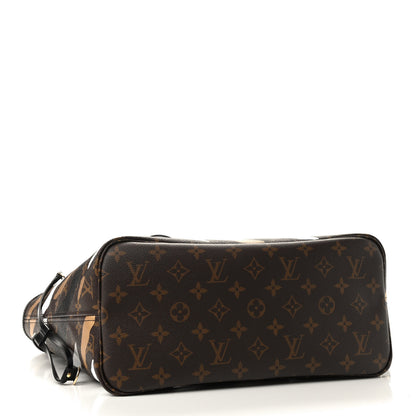 Louis Vuitton X LOL Monogram Neverfull MM Gold Silver 5 of 10