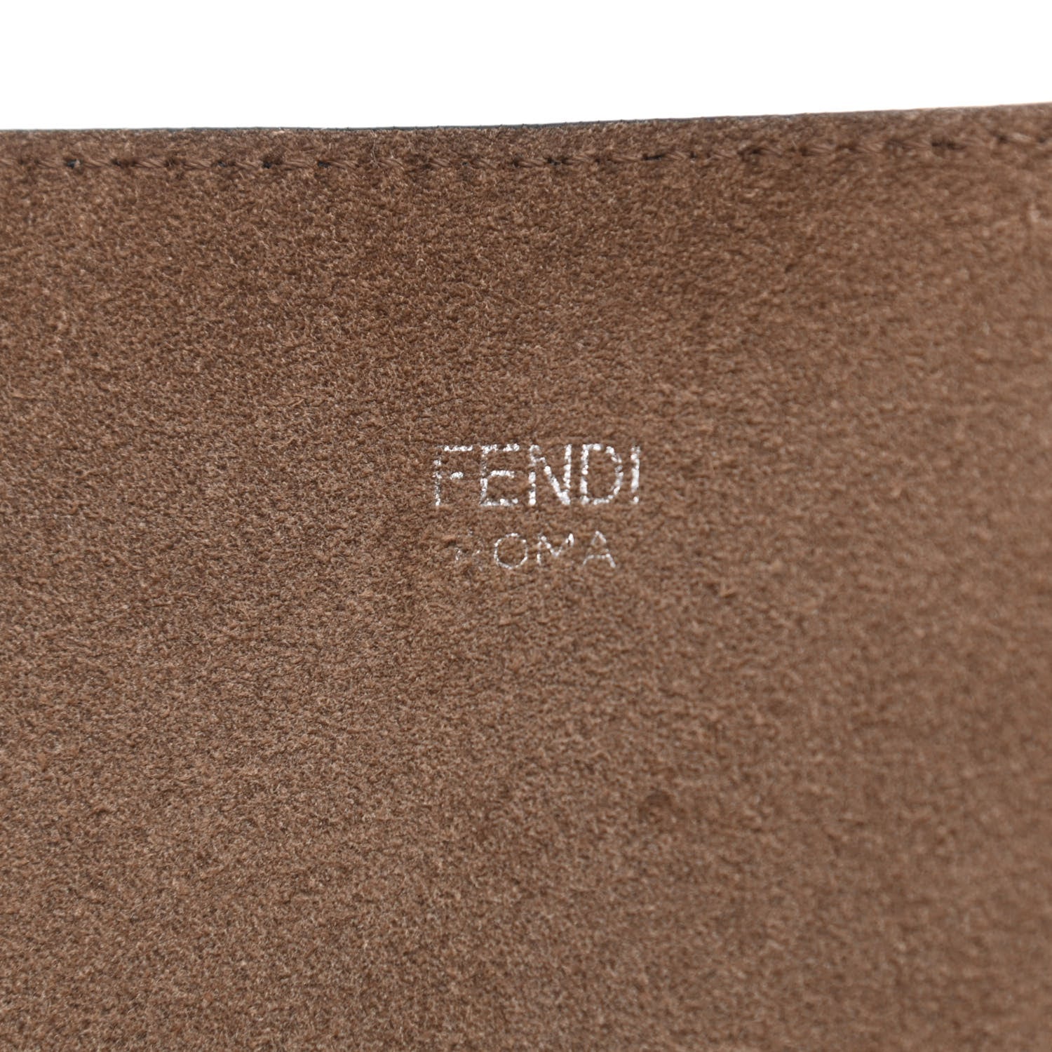 Fendi Vitello Vienna Enamel F is Fendi Shopping Tote Black Taupe 8 of 20