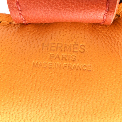 Hermes Milo Lambskin Grigri Rodeo Horse Bag Charm PM Jaune D'Or Bleu Agate Cornaline 3 of 3