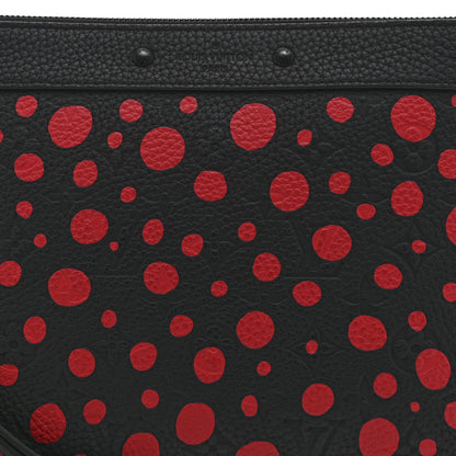 Louis Vuitton LV X YK Taurillon Monogram Pochette To-Go Black Red 8 of 10