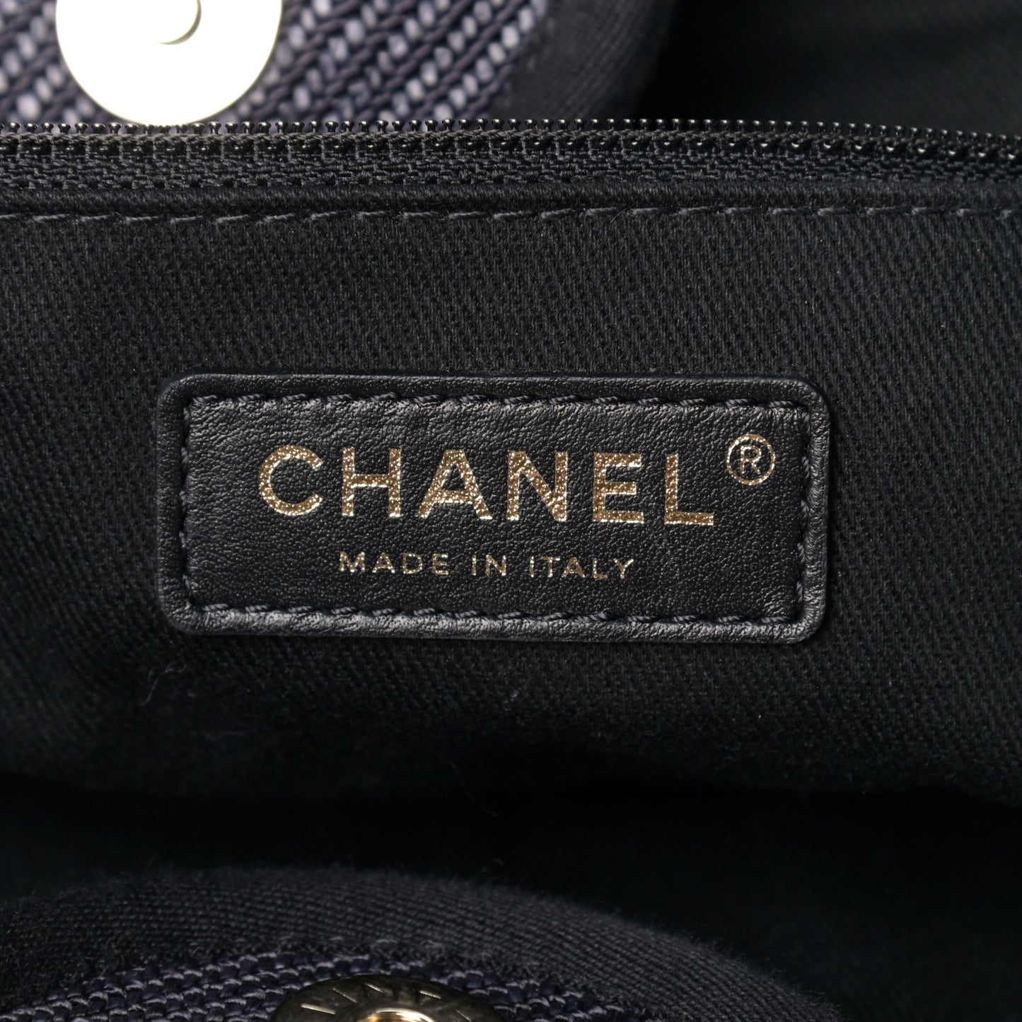 Canvas Medium Deauville Tote Black