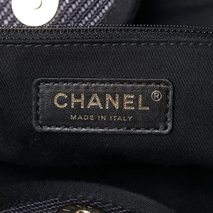 Chanel Canvas Medium Deauville Tote Black 5 of 9