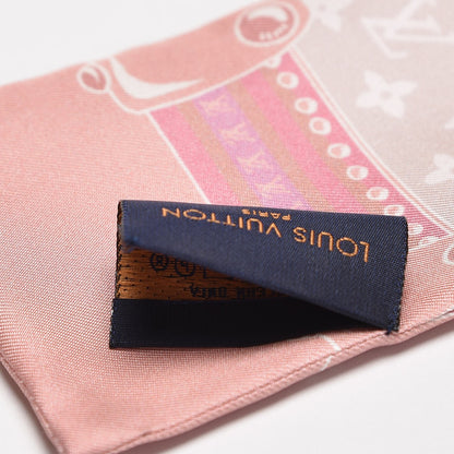 Louis Vuitton Silk Monogram Poodle Animalle Bandeau Rose Pale 5 of 5