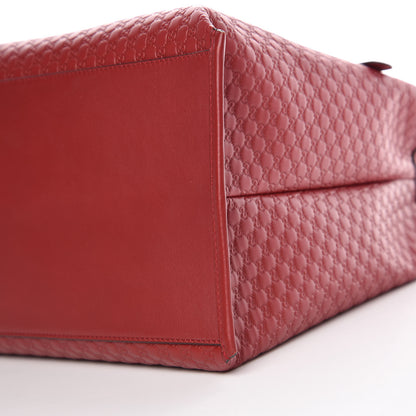 Gucci Soft Microguccissima Large Tote Red 9 of 9