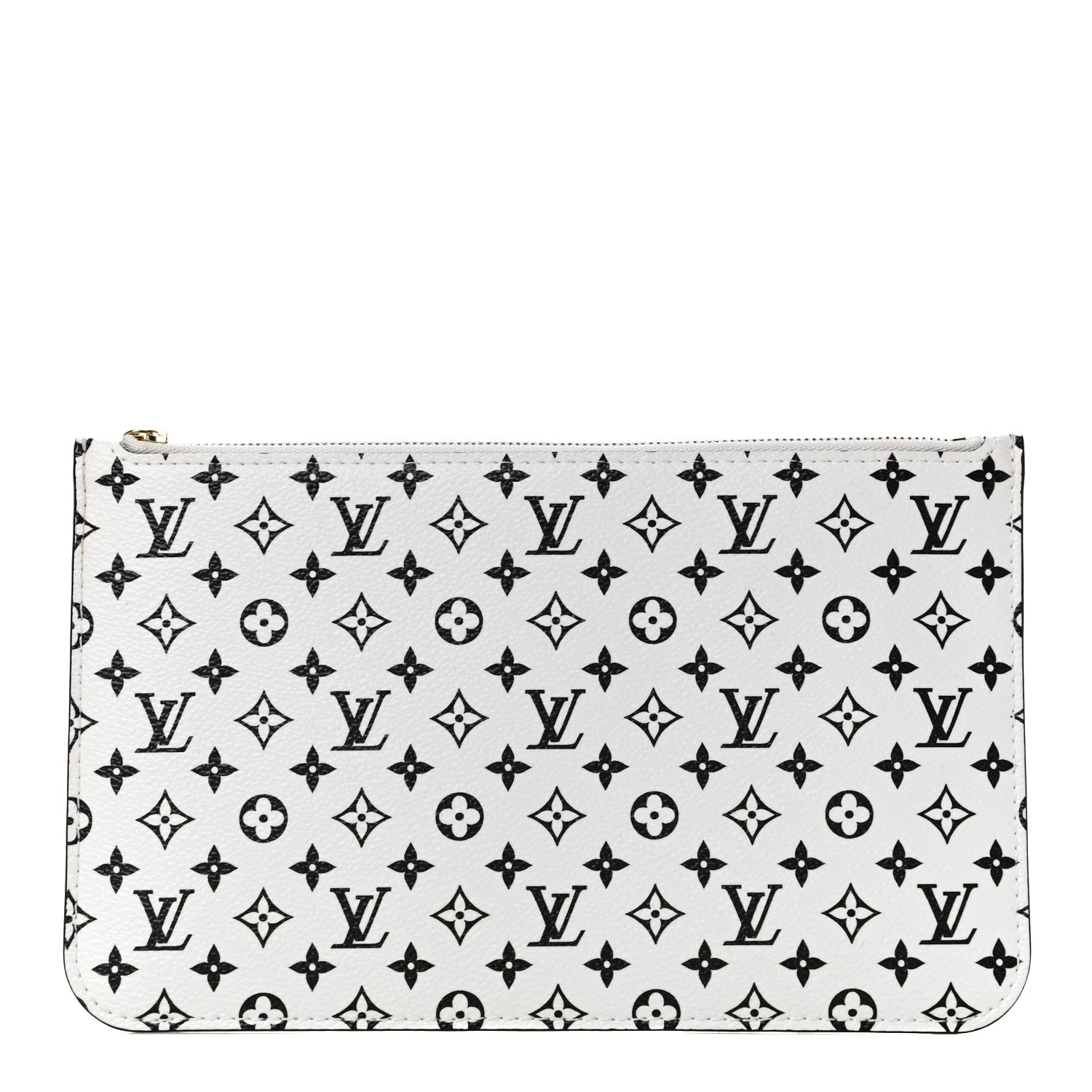 Louis Vuitton Monogram Giant Neverfull MM GM Pochette White 1 of 10
