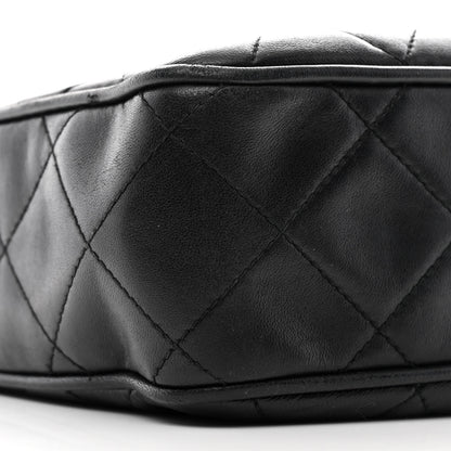 Chanel Lambskin Quilted Flap Shoulder Bag Black 10 of 11