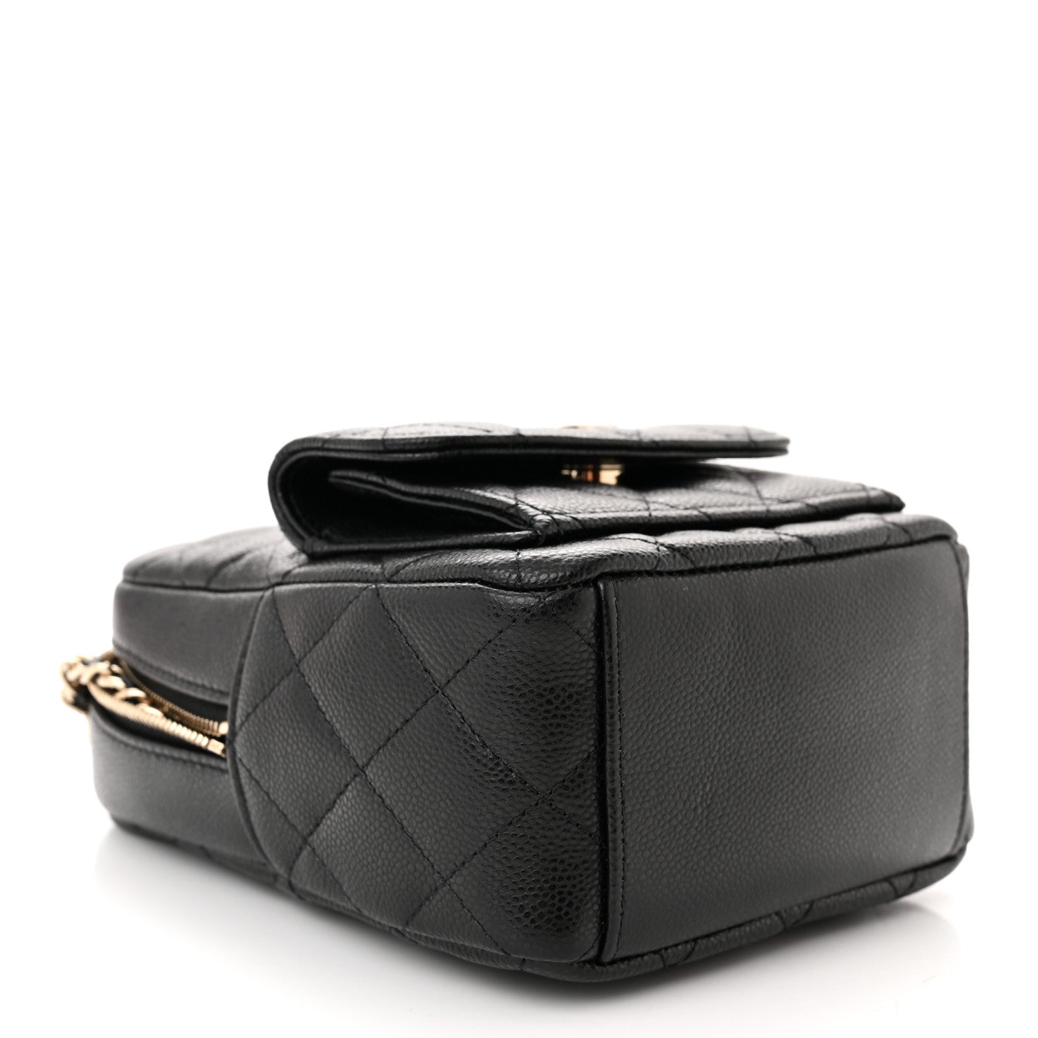 Chanel Caviar Quilted CC Mini Classic Backpack Black 4 of 11