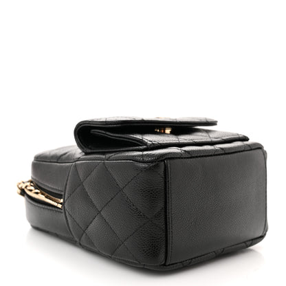 Chanel Caviar Quilted CC Mini Classic Backpack Black 4 of 11