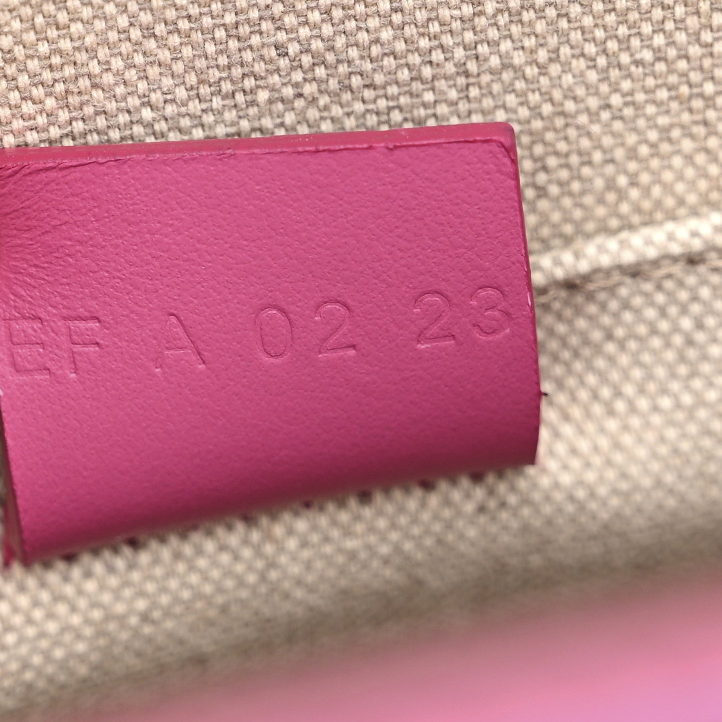 Canvas Mini G Shopping Tote Neon Pink