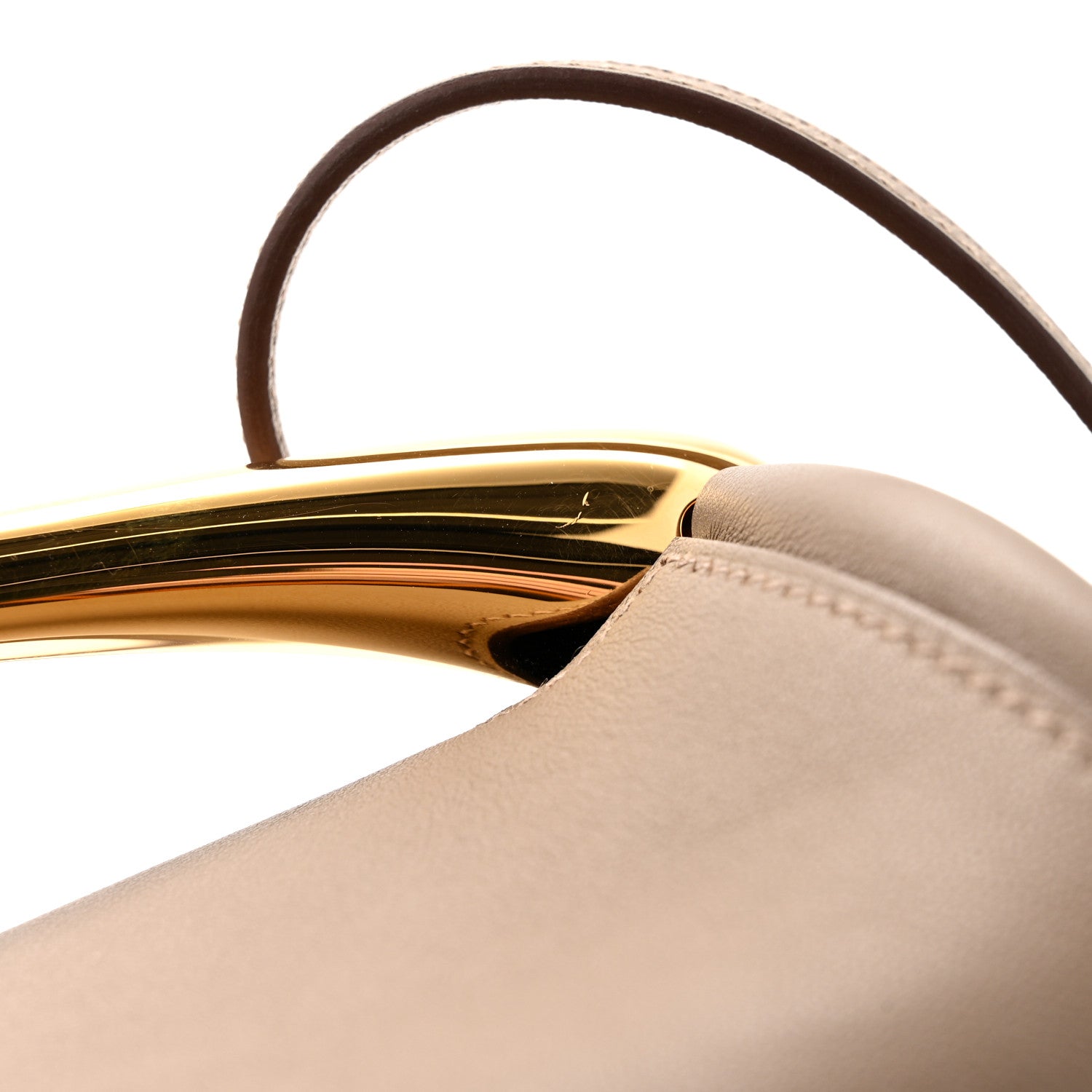 Hermes Veau Voloptu Sac Maximors Etoupe 11 of 14