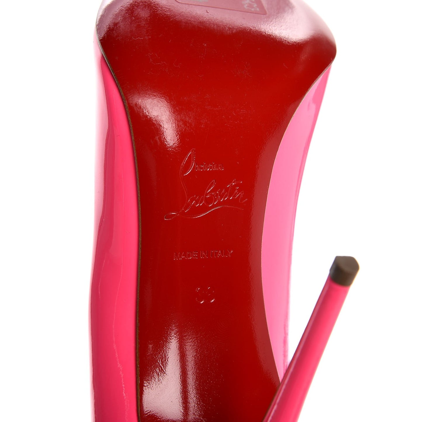 Patent Pigalle Follies 100 Pumps 38 Shocking Pink