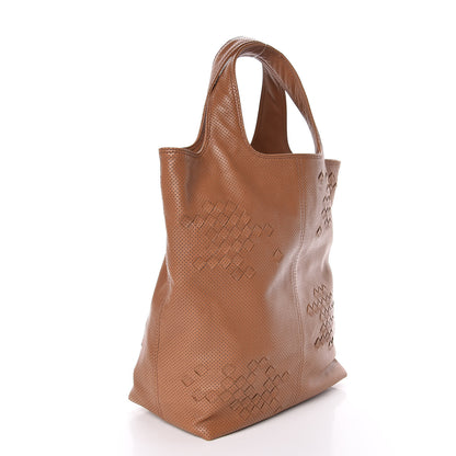 Bottega Veneta Nappa Intrecciato Perforated Regent Tote Noce 3 of 10