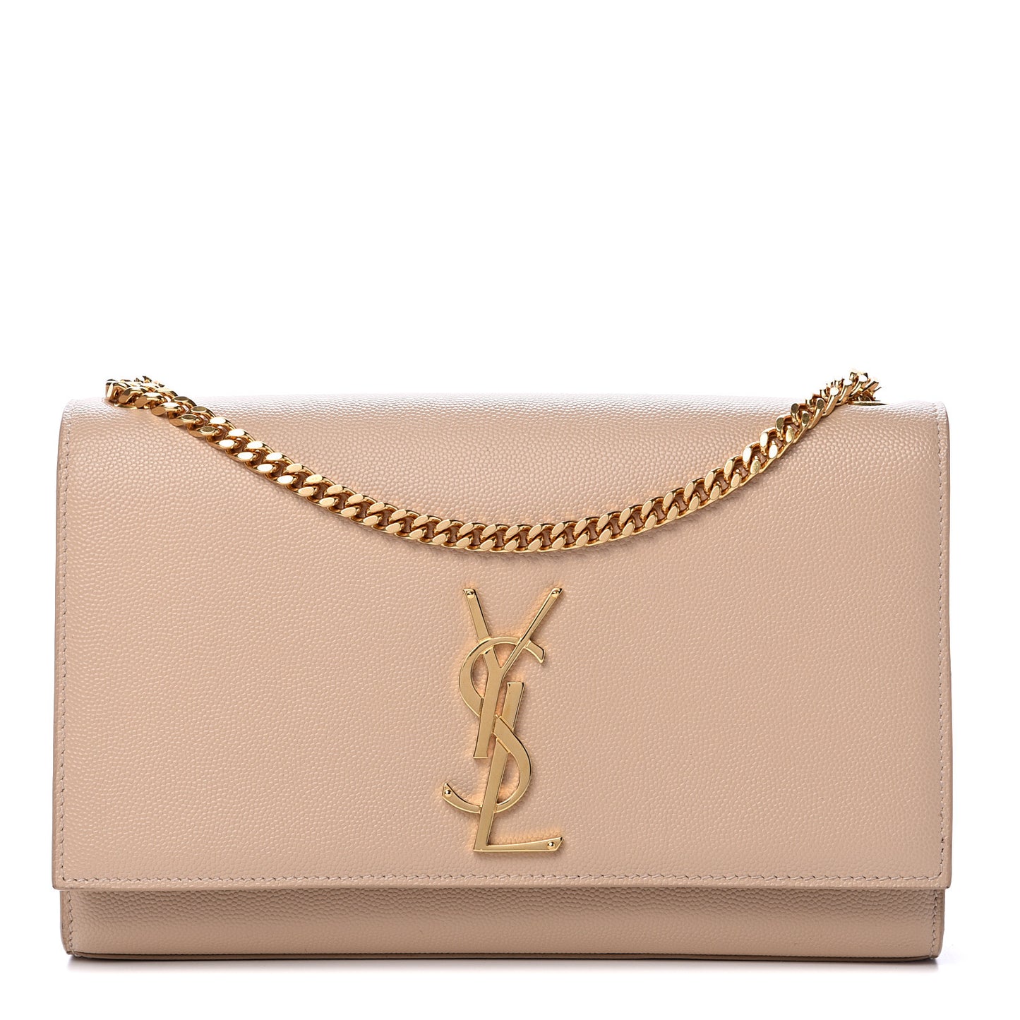 Grain De Poudre Medium Monogram Kate Satchel Nude Powder
