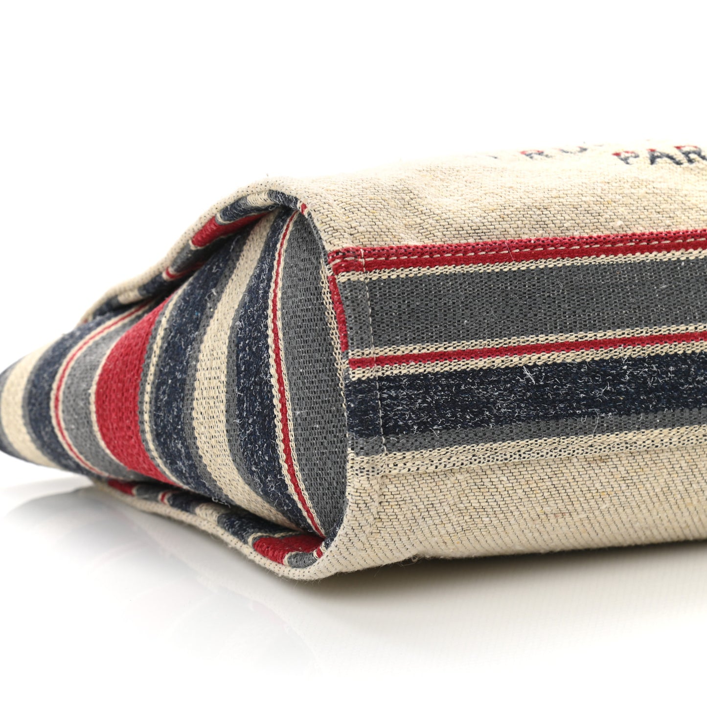 Striped Canvas Small Deauville Tote