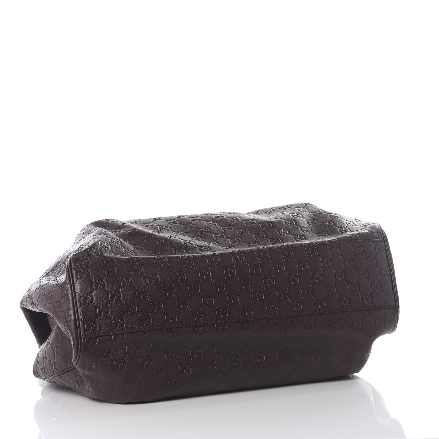 Gucci Guccissima Signature Large Sukey Tote Chocolate 3 of 9