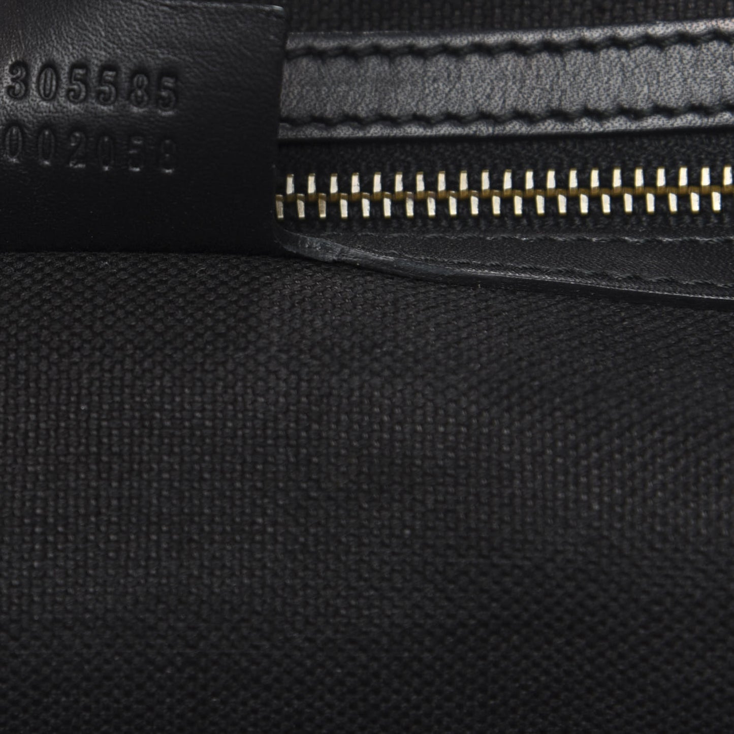 Nubuck Brocade Medium Soft Stirrup Tote Black