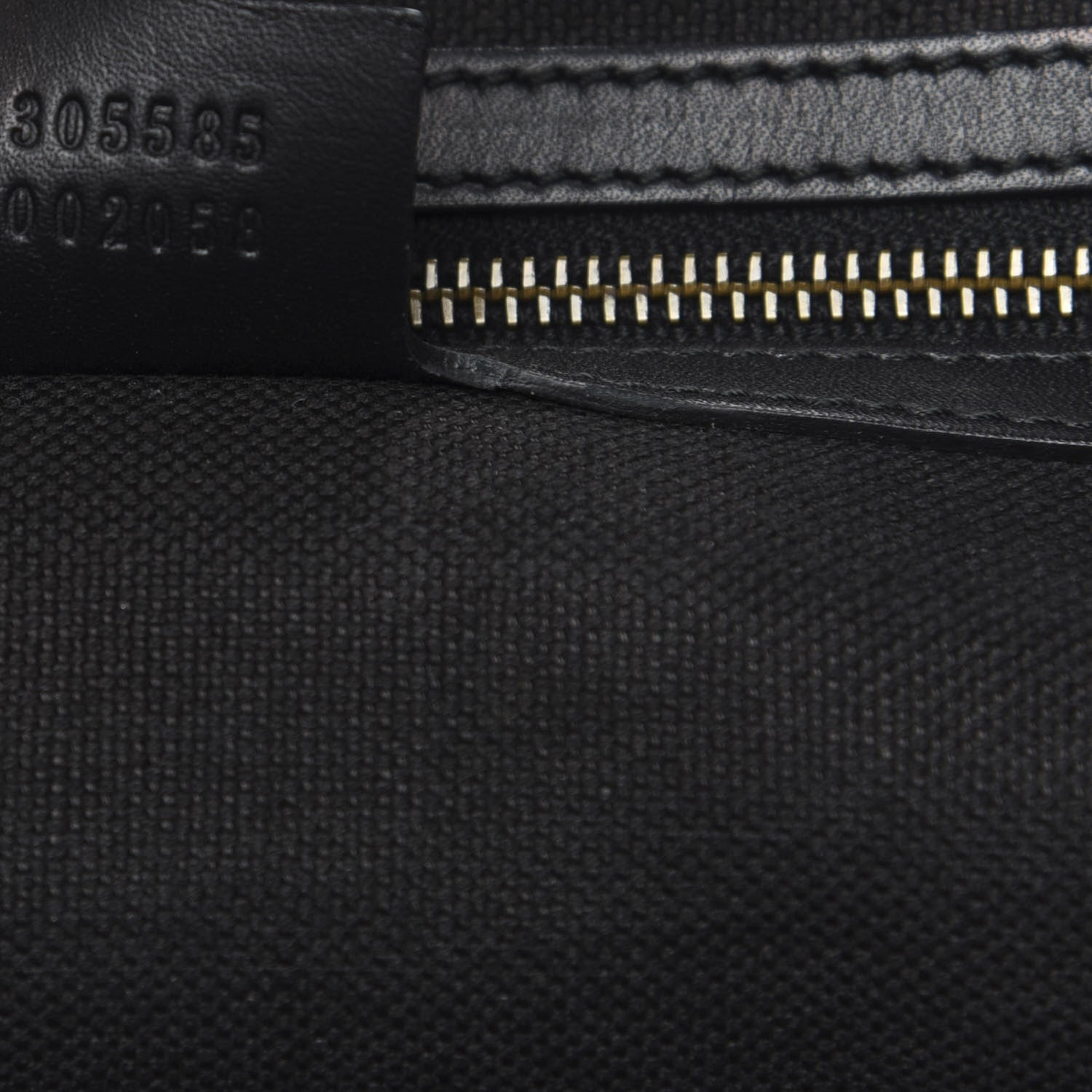 Gucci Nubuck Brocade Medium Soft Stirrup Tote Black 8 of 14