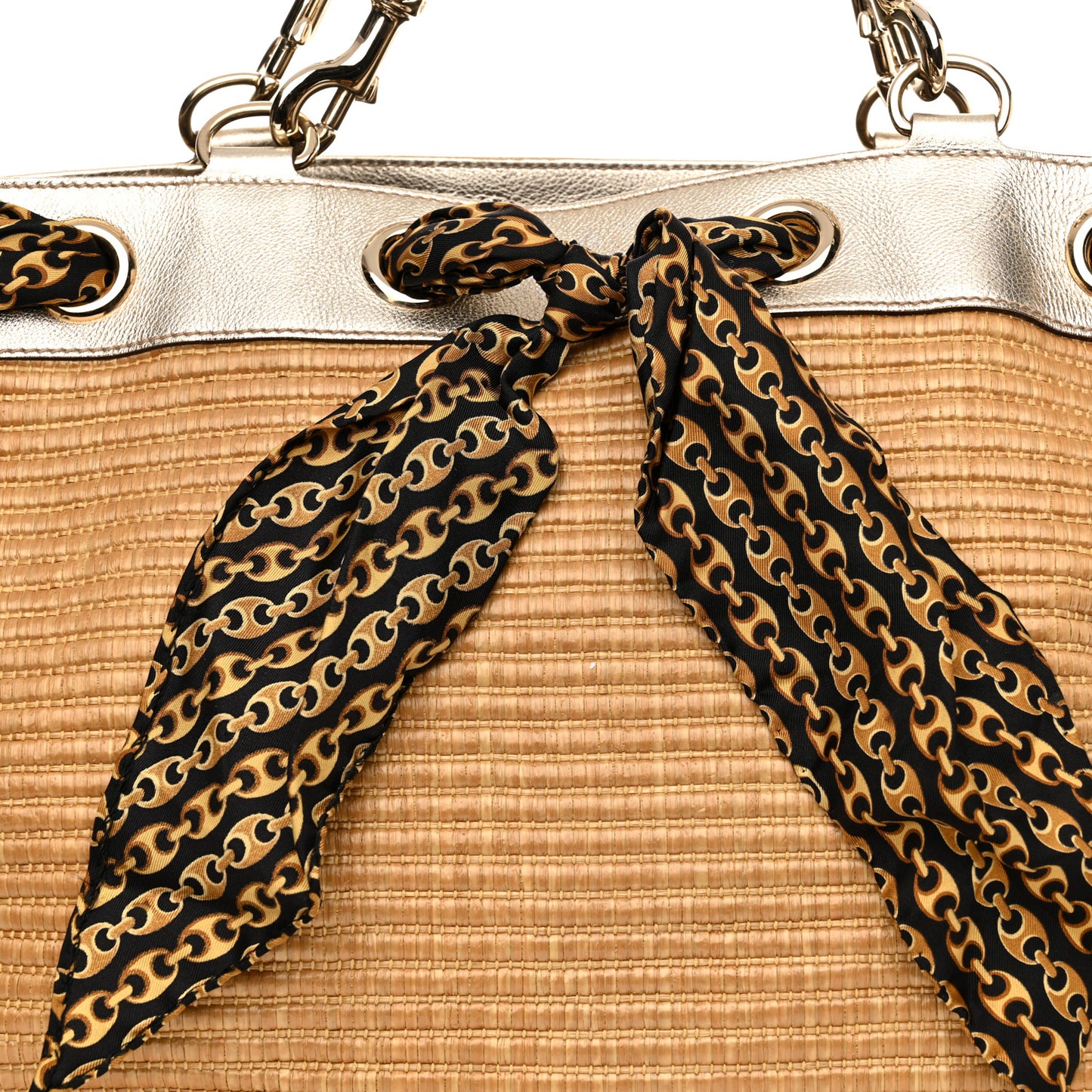 Natural Straw Large Positano Tote