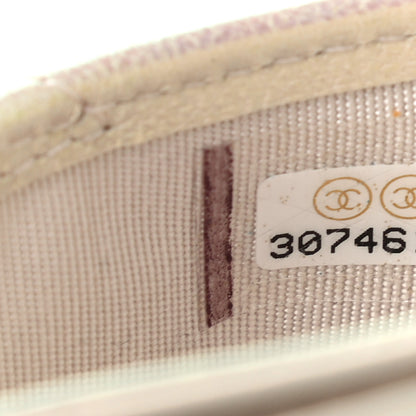 Chanel Iridescent Lambskin Quilted Card Holder Ivory 6 of 6
