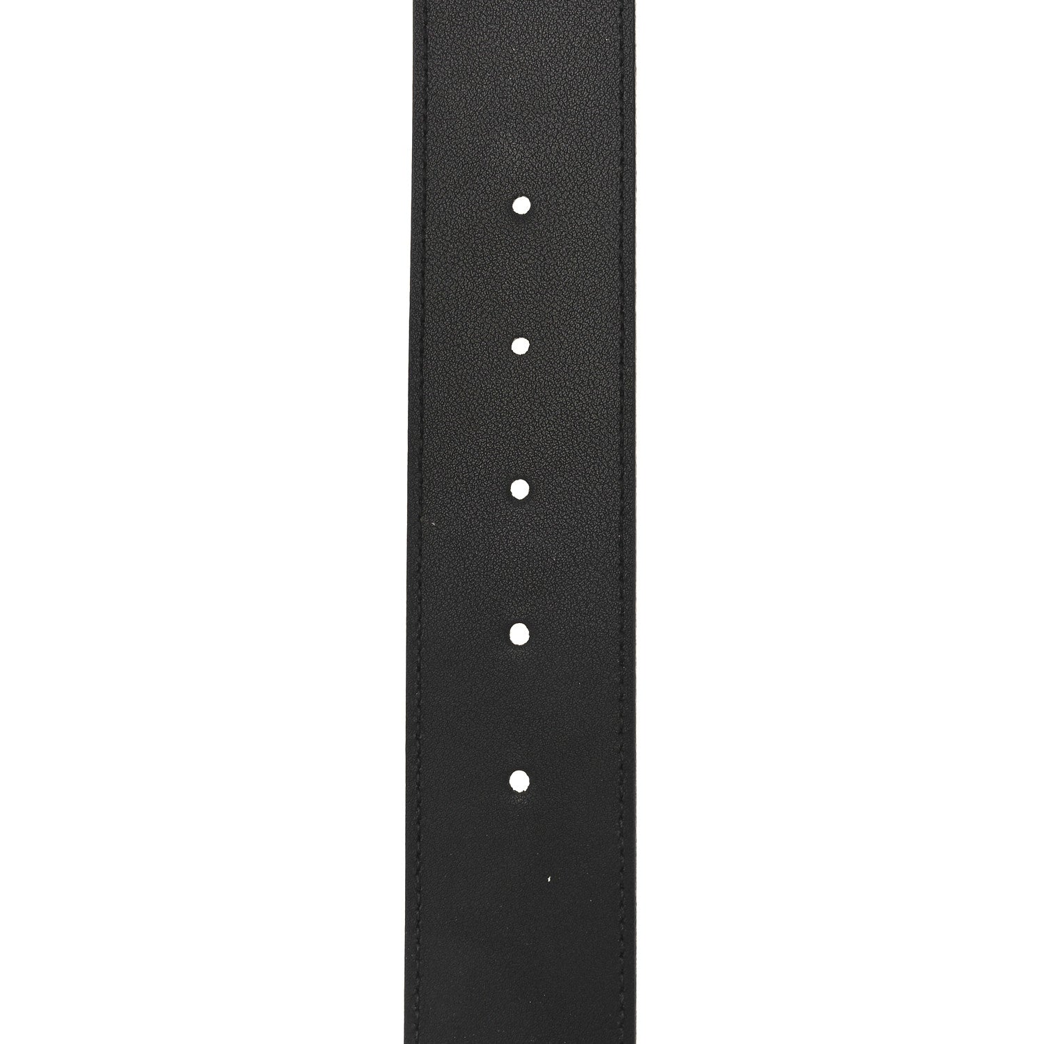 Gucci Moon Calfskin Pearl Double G 40mm Belt 90 36 Black Cream 4 of 5