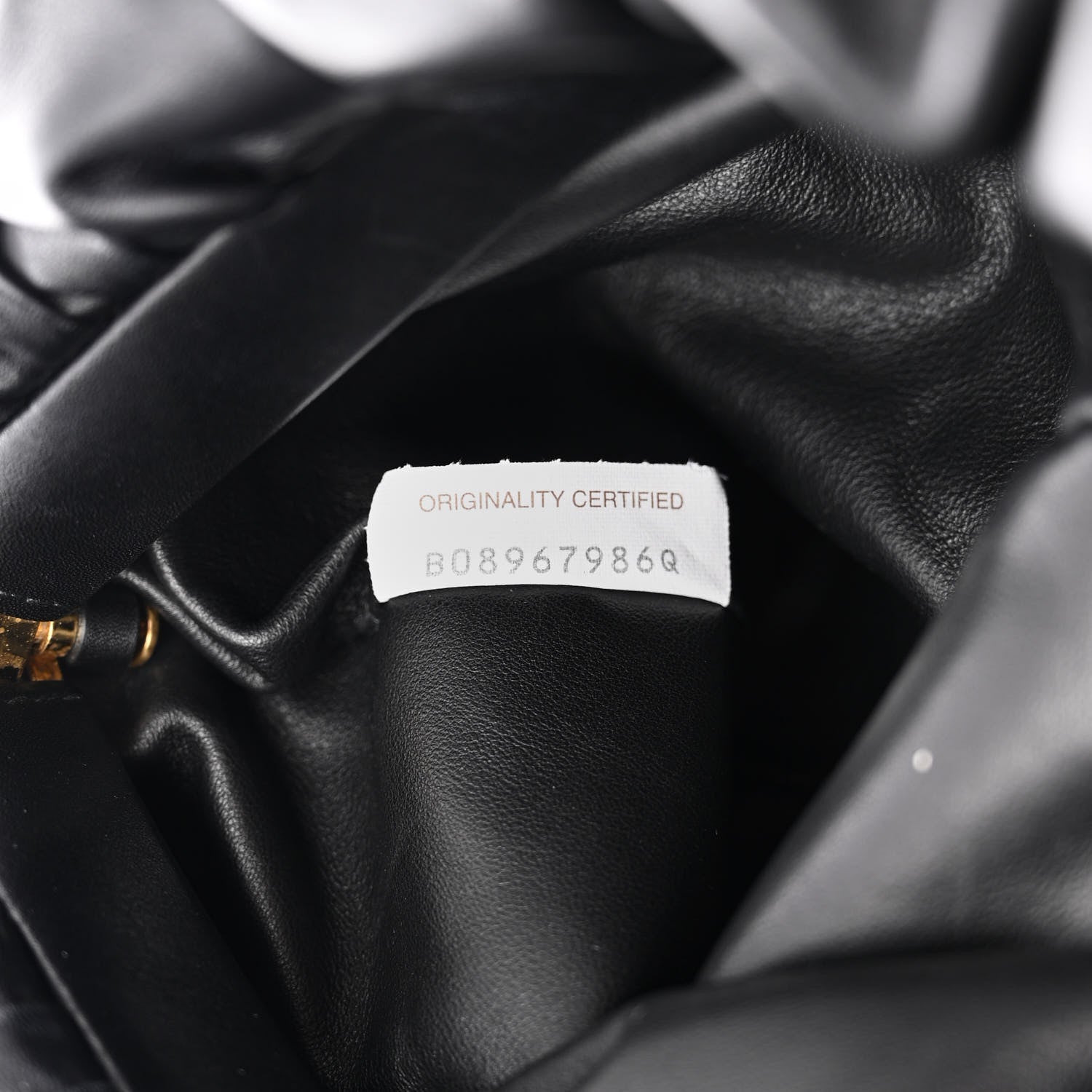 Bottega Veneta Calfskin The Pouch Chain Black 7 of 13