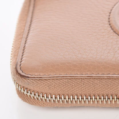 Gucci Calfskin Medium Soho Zip Around Wallet Camelia 18 of 20