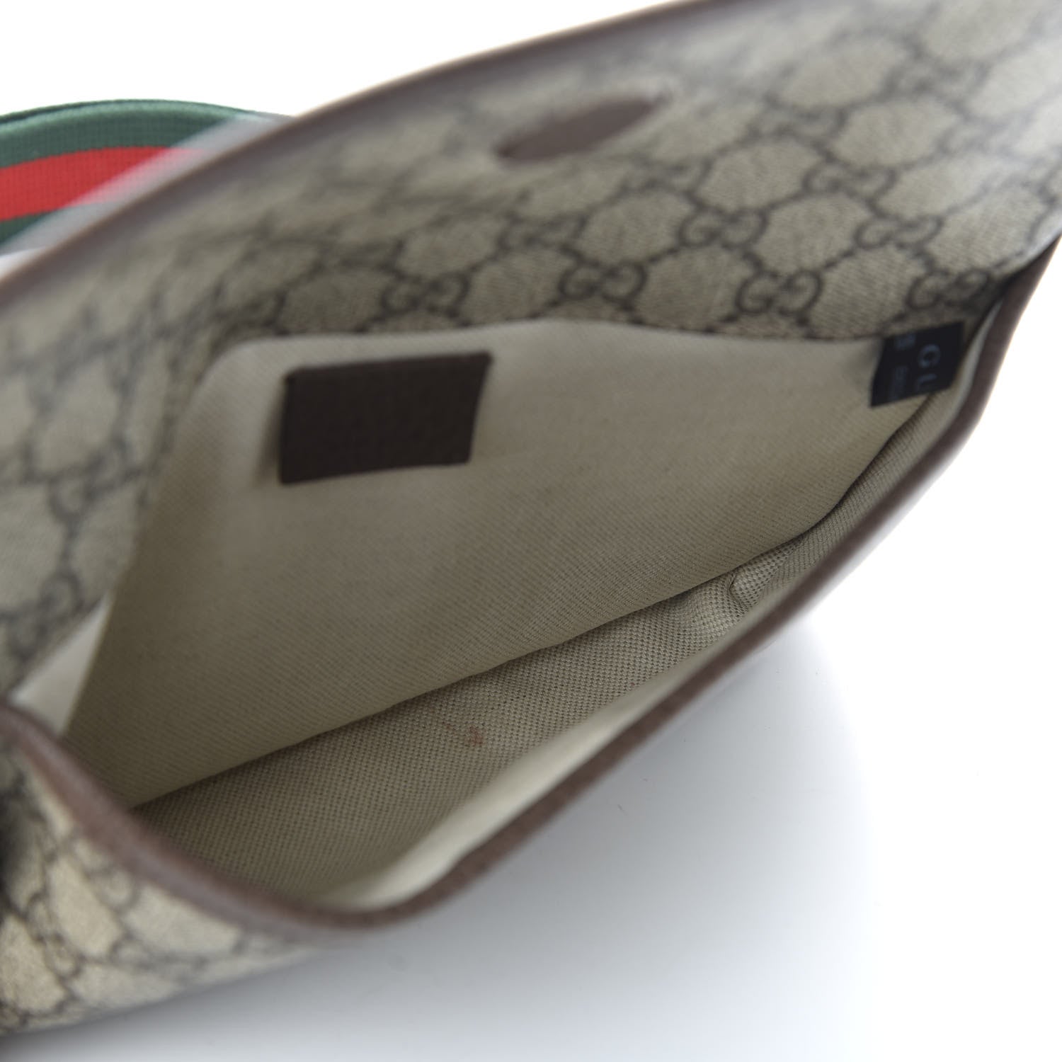 Gucci GG Supreme Monogram Neo Vintage Web Belt Bag Brown 5 of 11