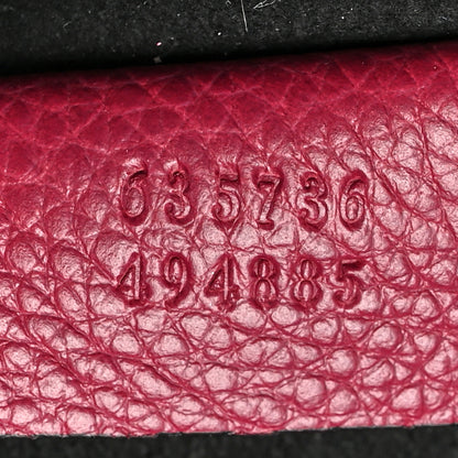 Alexander McQueen Grained Calfskin Skull Open Shopper Tote Burgundy 9 of 15