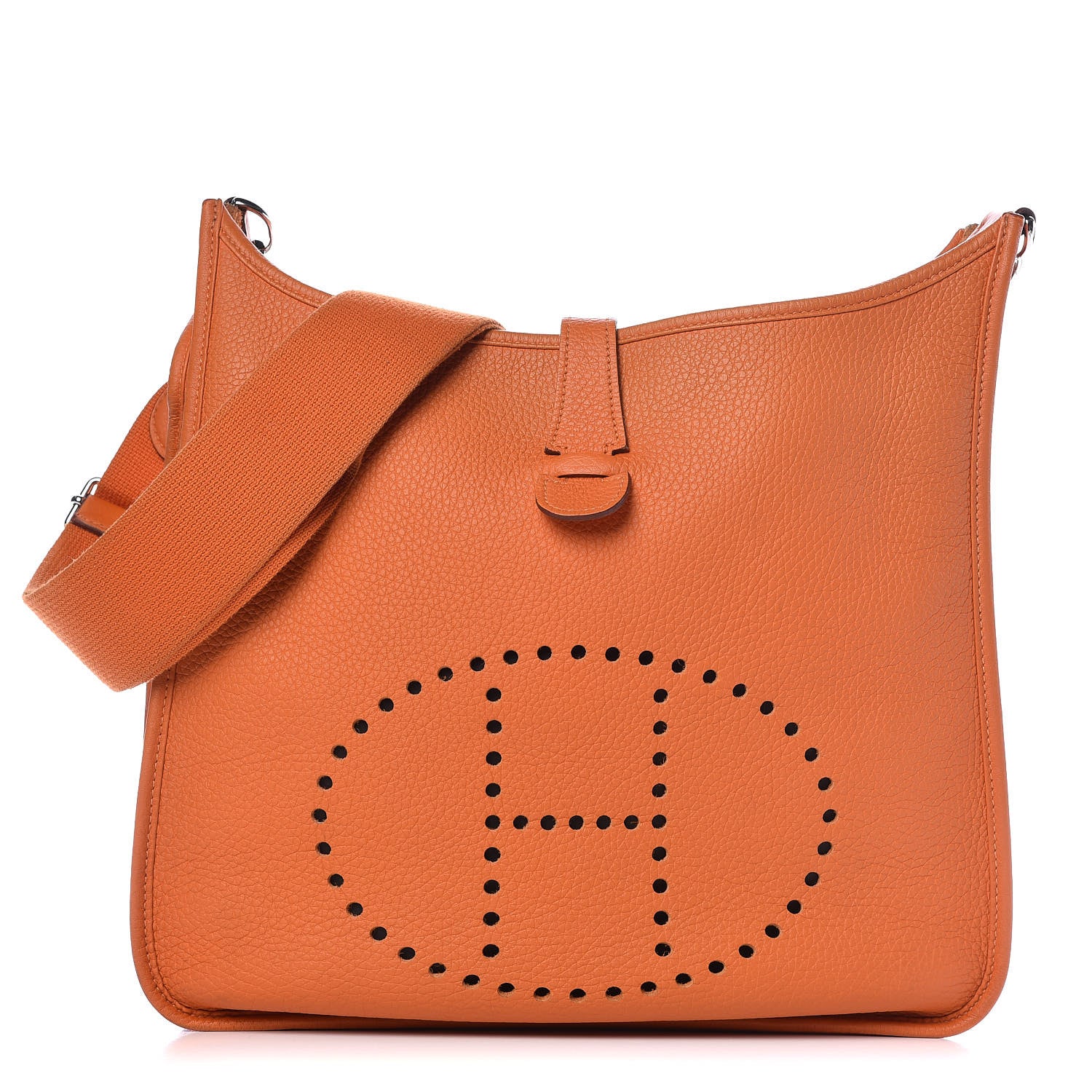 Hermes Togo Evelyne III GM Orange 1 of 14