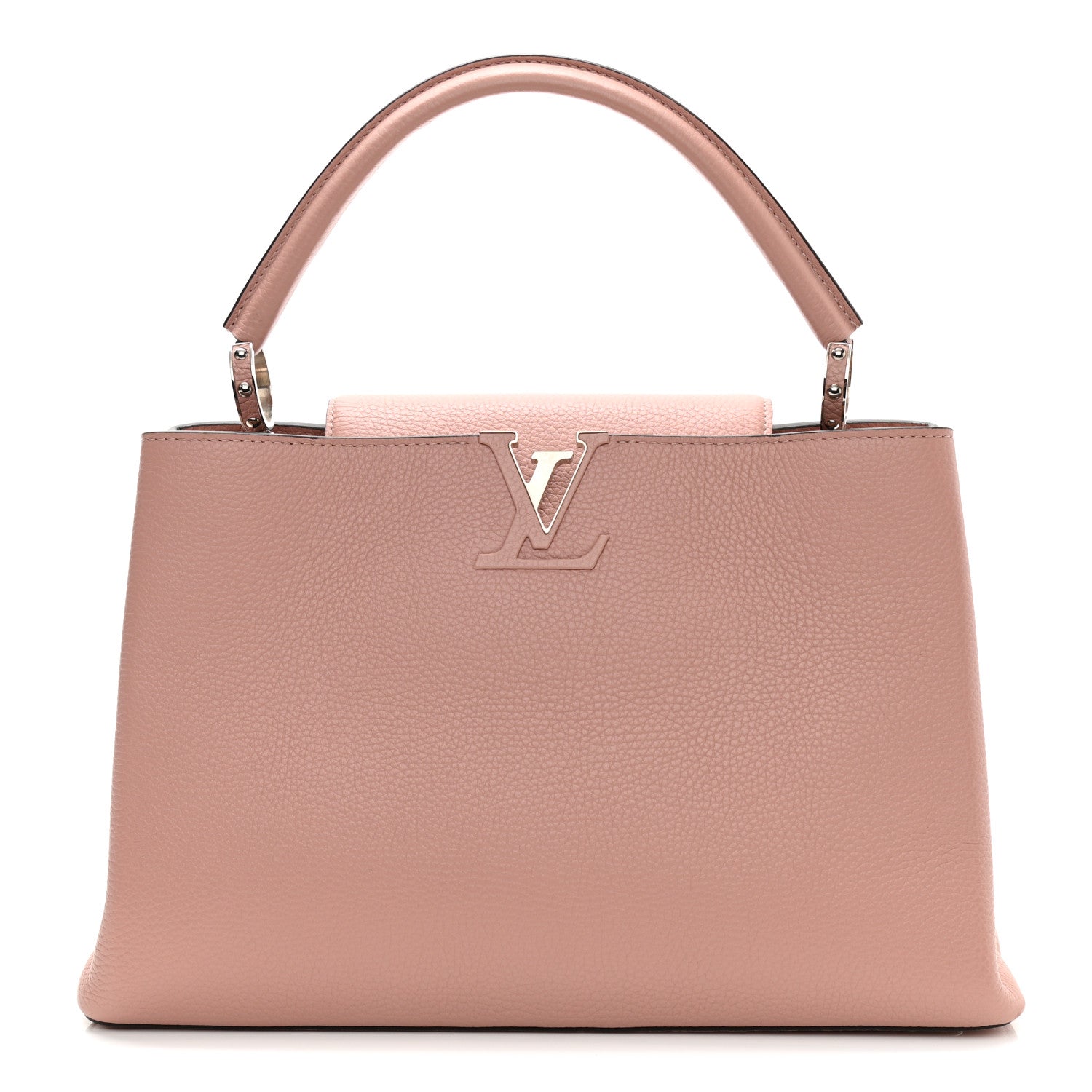 Louis Vuitton Taurillon Capucines MM Magnolia 1 of 10