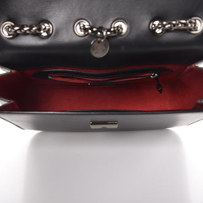 Christian Louboutin Calfskin Small Sweety Charity NV Shoulder Bag Black 6 of 12