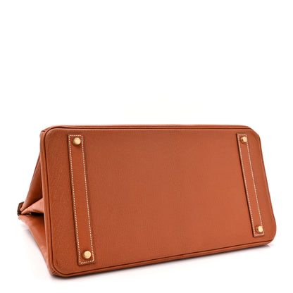Hermes Chevre de Coromandel Birkin 40 Cognac 4 of 18