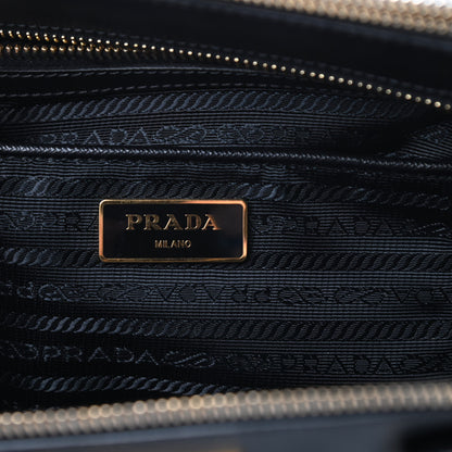 Prada Saffiano Medium Galleria Double Zip Tote Black 8 of 19