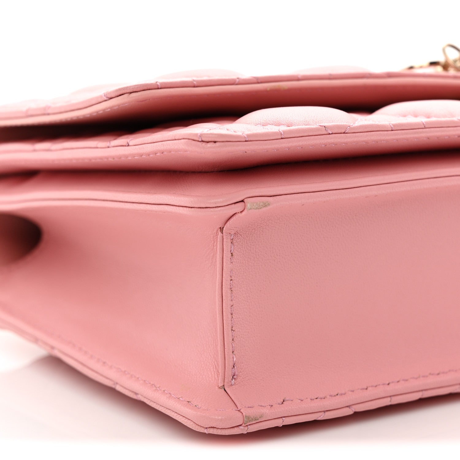 Christian Dior Lambskin Cannage Miss Dior Top Handle Bag Pink 8 of 10