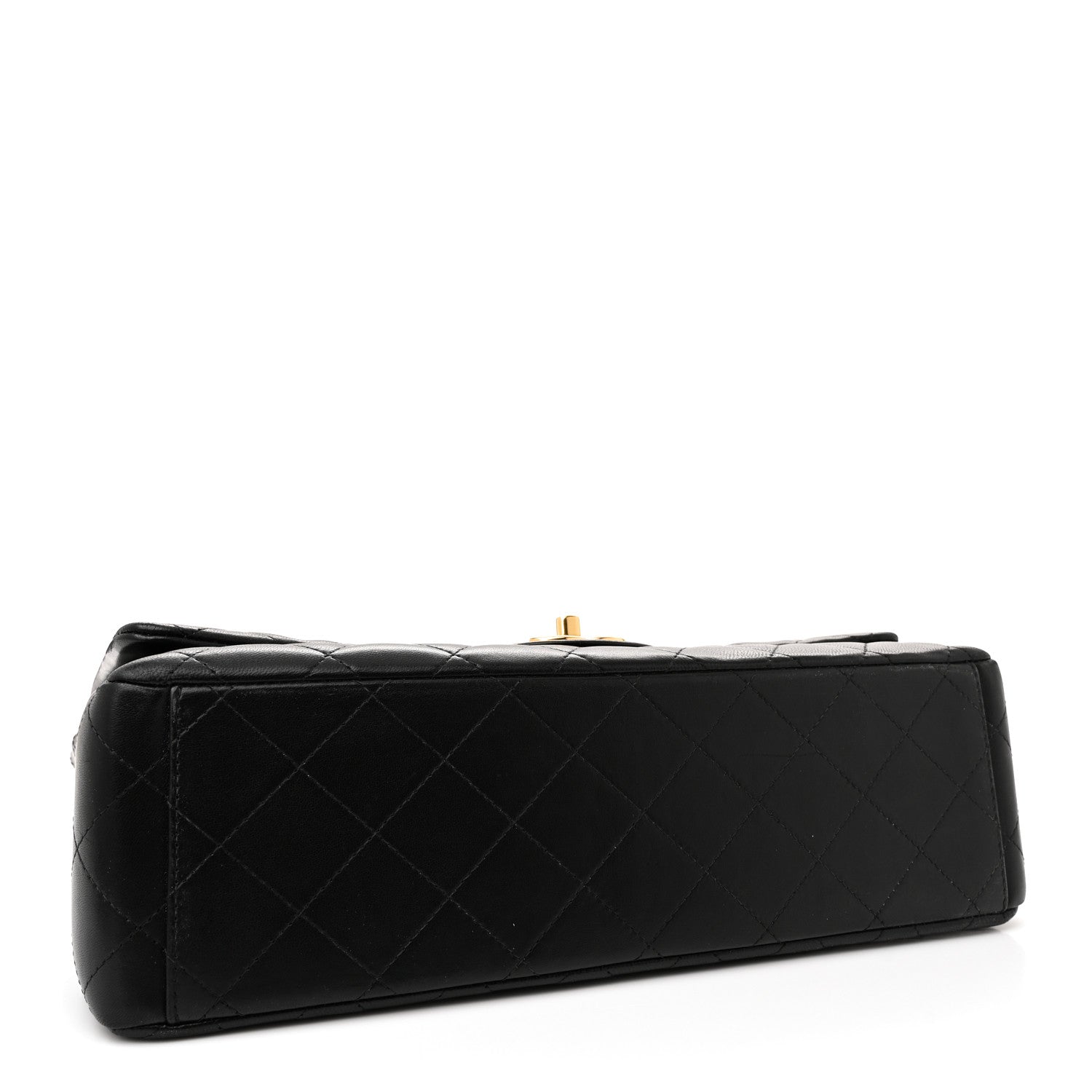 Chanel Lambskin Quilted Maxi Double Flap Black 3 of 12