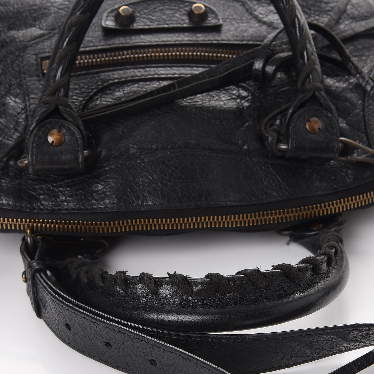 Balenciaga Agneau Classic Hardware Bowling Bag Black 12 of 12