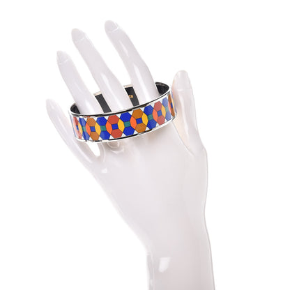 Hermes Enamel Printed Wide Bracelet 70 2 of 5